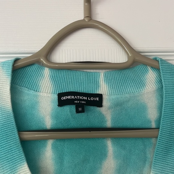 Generation Love Coco Tie Dye Cardigan Size Medium - Picture 2 of 6